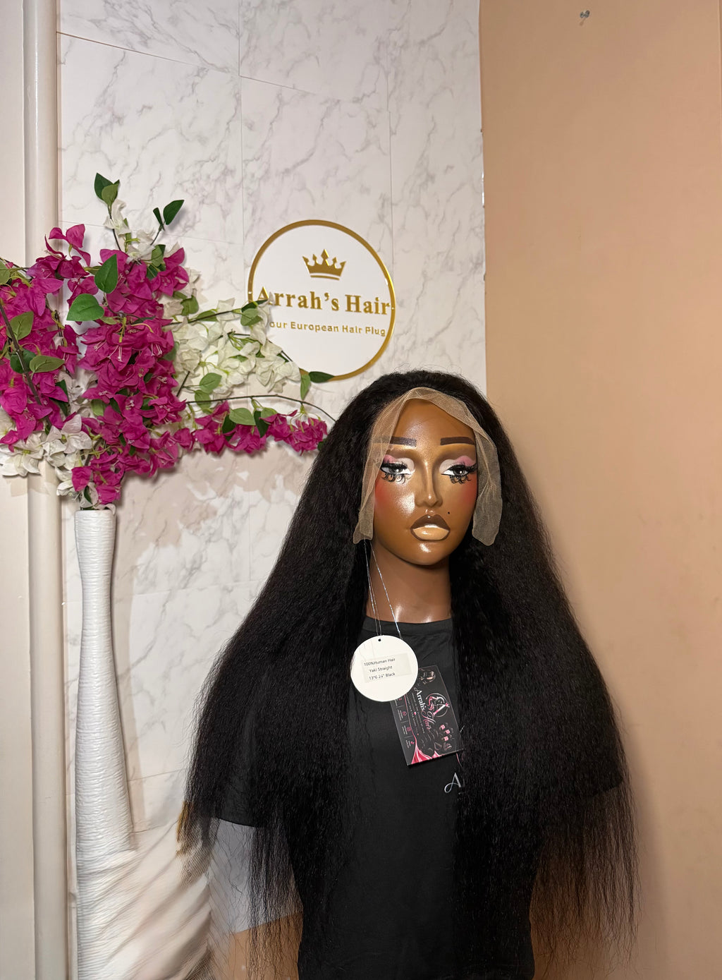 24” Yaki Straight Wig