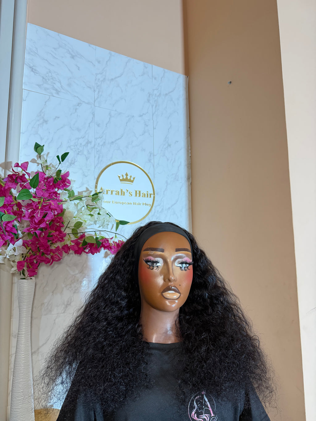 20” Water Wave Headband Wig