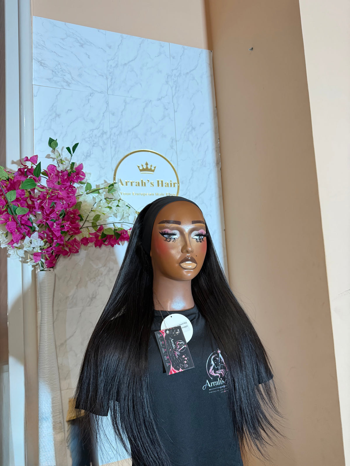 20” DD Straight Headband Wig