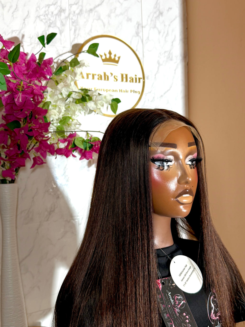 20” SDD Bone straight Wig