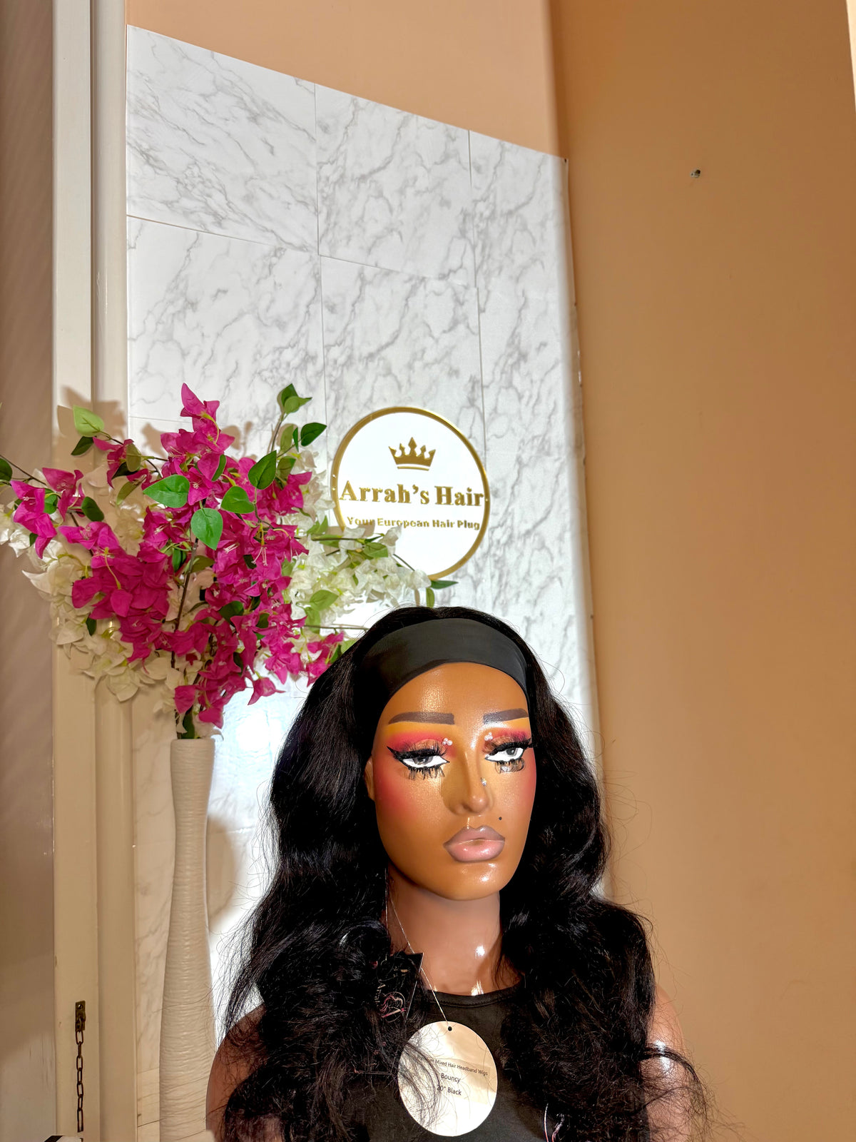 20” Bouncy Headband Wig