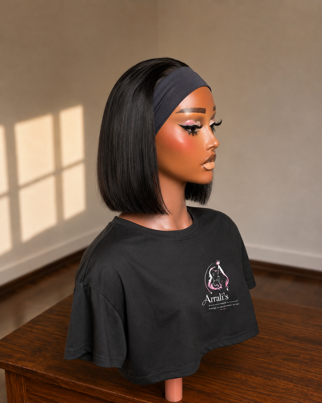 8” SDD Headband Straight Wig