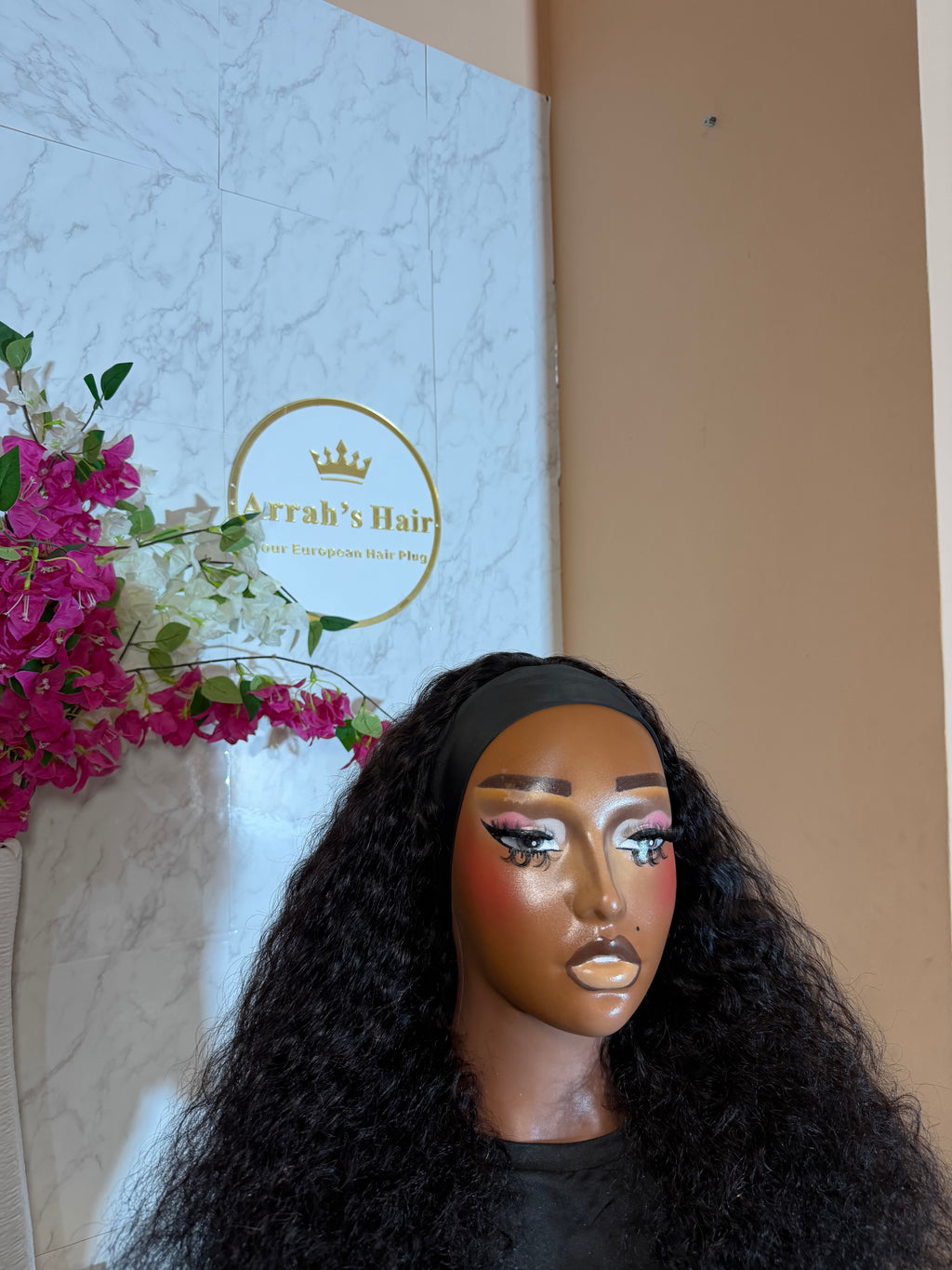 16” Water Wave Headband Wig
