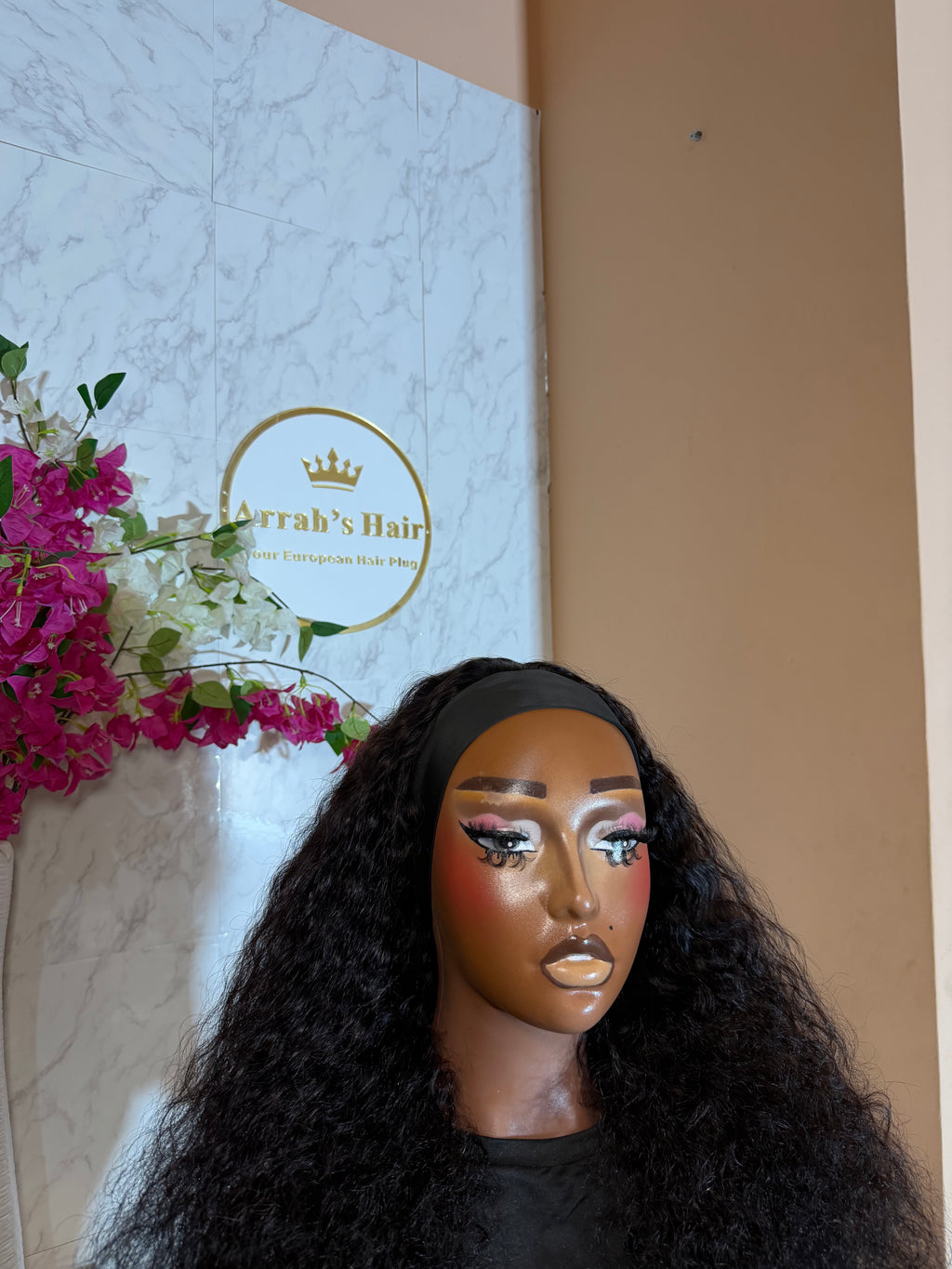 20” Water Wave Headband Wig